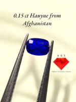 Exquisite 0.15 Carat Hauyne Gemstone – Rare Blue Treasure from Afghanistan