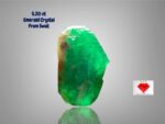 5.20ct Swat Emerald Crystal: Natural Elegance from Pakistan’s Gemstone Heart