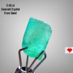 2.40ct Swat Emerald Crystal – Natural Vivid Green Gemstone