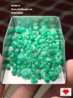 Raw Beauty: A 65.80 ct Emerald Rough Lot from Swat, Pakistan