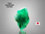 3.46 ct Natural Emerald Crystal from Swat – Raw Beauty from the Mountains
