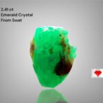 2.41 ct Natural Emerald Crystal from Swat Pakistan – Raw Green Gemstone Collector | 10.53x7.97x4.81 mm