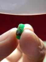 2.41 ct Natural Emerald Crystal from Swat Pakistan – Raw Green Gemstone Collector | 10.53x7.97x4.81 mm - Image 3