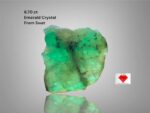 6.70ct Swat Emerald Crystal – A Broad, Natural Gem from the Valley of Gems