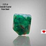 2.37ct Swat Emerald Crystal – Natural Green Gemstone (7.00 x 5.97 x 6.40 mm)