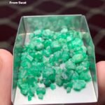 Compact Elegance: 54.15 ct Emerald Rough Lot from Swat Valley