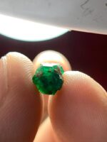 2.37ct Swat Emerald Crystal – Natural Green Gemstone (7.00 x 5.97 x 6.40 mm) - Image 4