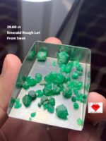 Rare 29.60-Carat Swat Emerald Rough: A Gem of Pakistan’s Mountain Mines