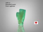 2.00ct Laghman Emerald Crystal: Sleek Elegance from Afghanistan’s Hidden Gem Source
