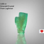 2.00ct Laghman Emerald Crystal: Sleek Elegance from Afghanistan’s Hidden Gem Source