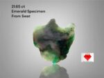Verdant Majesty: 21.65ct Swat Emerald Specimen with Impressive Spread