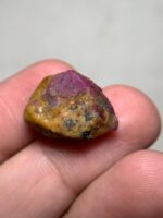 22.20 Carat Natural Ruby Specimen from Afghanistan – Large Untreated Red Crystal - Image 3
