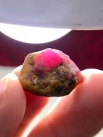 22.20 Carat Natural Ruby Specimen from Afghanistan – Large Untreated Red Crystal - Image 4