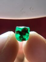 1.40ct Swat Emerald Crystal – Untreated Natural Green Gemstone (6.81 x 6.96 x 3.75 mm) - Image 6
