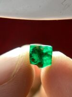 1.40ct Swat Emerald Crystal – Untreated Natural Green Gemstone (6.81 x 6.96 x 3.75 mm) - Image 7
