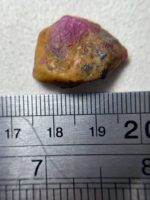 22.20 Carat Natural Ruby Specimen from Afghanistan – Large Untreated Red Crystal - Image 8