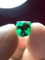 1.40ct Swat Emerald Crystal – Untreated Natural Green Gemstone (6.81 x 6.96 x 3.75 mm) - Image 10