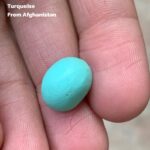 8.00ct Afghan Turquoise Cabochon – Delicate & Versatile