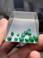 Panjshir Emerald Rough Lot – 9.80 Carats of Natural Green Essence - Image 4