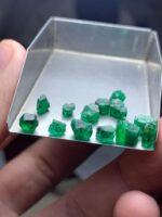Panjshir Emerald Rough Lot – 9.80 Carats of Natural Green Essence - Image 5