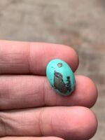 Natural Beauty in Every Hue — 15.90 ct Afghan Turquoise Cabochon - Image 10