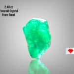 2.40ct Swat Emerald Crystal – Natural Untreated Green Gemstone (10.70 x 7.80 x 5.20 mm)