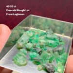 40.20ct Laghman Emerald Rough Lot – Long Crystal Form