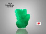8.65ct Natural Emerald Crystal from Swat – A Bold, Untouched Gem of Earth’s Purest Green