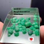 34.30ct Emerald Rough Lot from Swat: Natural Treasures in Compact Form