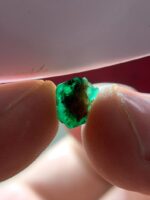 1.32ct Swat Emerald Crystal – Natural Untreated Green Gemstone (8.41 x 8.66 x 4.04 mm) - Image 3