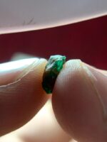 1.32ct Swat Emerald Crystal – Natural Untreated Green Gemstone (8.41 x 8.66 x 4.04 mm) - Image 5