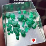 Swat Emerald Treasure: 25.49ct Emerald Rough Lot (8.24 × 6.47 × 5.83 mm)