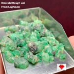 43.50ct Laghman Emerald Rough Lot – Raw Elegance from Afghanistan (9.85 x 5.35 x 3.99 mm)