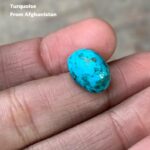 11.10 ct Afghan Turquoise Cabochon – Small Size, Strong Presence