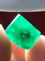 4.95ct Swat Emerald Crystal – Natural Untreated Green Gemstone (8.51 x 10.67 x 6.45 mm) - Image 3