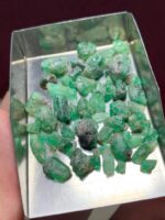 43.50ct Laghman Emerald Rough Lot – Raw Elegance from Afghanistan (9.85 x 5.35 x 3.99 mm) - Image 4