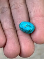 11.10 ct Afghan Turquoise Cabochon – Small Size, Strong Presence - Image 4