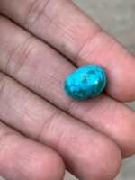 11.10 ct Afghan Turquoise Cabochon – Small Size, Strong Presence - Image 7