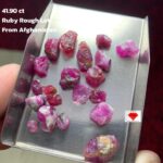 Majestic Red: 41.90ct Ruby Rough Lot