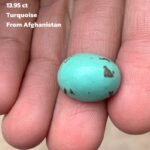 Afghan Turquoise Gemstone — 13.95 ct Natural Cabochon