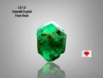 1.87ct Swat Emerald Crystal – Natural Untreated Green Gemstone (6.95 x 6.15 x 5.09 mm)