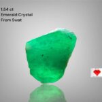1.54ct Swat Emerald Crystal: Natural Gemstone, Pakistan