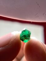 1.87ct Swat Emerald Crystal – Natural Untreated Green Gemstone (6.95 x 6.15 x 5.09 mm) - Image 4
