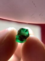 1.87ct Swat Emerald Crystal – Natural Untreated Green Gemstone (6.95 x 6.15 x 5.09 mm) - Image 5