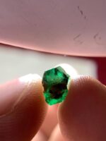 1.87ct Swat Emerald Crystal – Natural Untreated Green Gemstone (6.95 x 6.15 x 5.09 mm) - Image 6