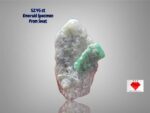 52.45ct Swat Emerald Specimen – Natural Green Crystal Display Piece (39.32×22.19×10.16 mm)
