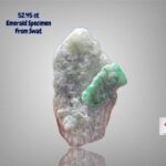 52.45ct Swat Emerald Specimen – Natural Green Crystal Display Piece (39.32×22.19×10.16 mm)