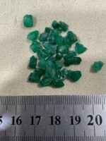 30.12ct Swat Emerald Rough Lot – Nature’s Vibrant Green Treasures - Image 13