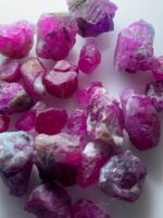 80.22ct Rough Ruby Lot from Afghanistan – Natural Red Gem Collection (11x8x8 mm) - Image 3