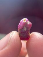 6.36ct Afghan Ruby Crystal – Natural Deep Red Gemstone, 13.91x8.31x6.20mm, Uncut Rough Ruby for Jewelry - Image 5